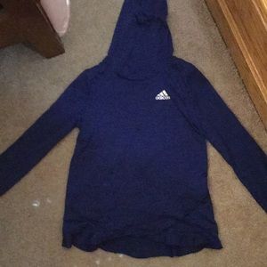 Adidas tight fitted exercise hoodie